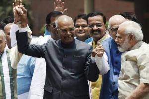 ਰਾਸ਼ਟਰਪਤੀ ਚੋਣਾਂ : ਕੋਵਿੰਦ ਨੇ ਭਰੇ ਨਾਮਜ਼ਦਗੀ ਕਾਗਜ਼