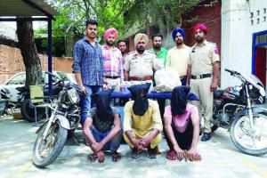 ਲੁਟੇਰਾ ਗਿਰੋਹ ਦੇ ਤਿੰਨ ਮੈਂਬਰ ਕਾਬੂ