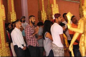 ਅਸ਼ੋਕ ਵਾਟਿਕਾ ਘੁੰਮਣ ਗਈ ਭਾਰਤੀ ਟੀਮ