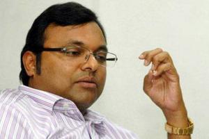 ਚਿੰਦਬਰਮ ਦੇ ਪੁੱਤਰ ਕਾਰਤੀ ਖਿਲਾਫ਼ ਲੁੱਕ ਆਊਟ ਨੋਟਿਸ ਜਾਰੀ