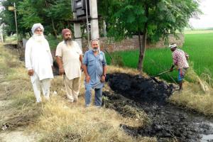 ਰਾਏਕੋਟ ਸ਼ਹਿਰ ‘ਚ ਗੰਦੇ ਪਾਣੀ ਦੀ ਨਿਕਾਸੀ ਦਾ ਮੰਦਾ ਹਾਲ