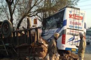 ਮੋਗਾ ਨੇੜੇ ਸੜਕ ਹਾਦਸੇ ਵਿੱਚ 4 ਮੌਤਾਂ