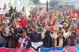 ਥਰਮਲ ਮੁਲਾਜ਼ਮਾਂ ਦੇ ਵਿਰੋਧ ਕਾਰਨ ਵਿੱਤ ਮੰਤਰੀ ਨਾ ਕਰ ਸਕੇ ‘ਸੰਗਤ ਦਰਸ਼ਨ’ ਪ੍ਰੋਗਰਾਮ