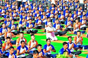 ਕੌਮਾਂਤਰੀ ਯੋਗ ਦਿਵਸ ‘ਤੇ ਬੋਲੇ ਮੋਦੀ ‘ਯੋਗ ਵਿਸ਼ਵ ਦਾ ਨਵਾਂ, ਜਨ ਅੰਦੋਲਨ’