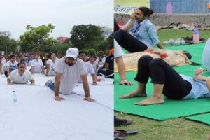 ਜ਼ਿਲ੍ਹਾ ਪੱਧਰੀ ਯੋਗ ਸਮਾਗਮ ‘ਚ ਅਵੱਲੇ ਢੰਗ ਦੇ ਆਸਣਾਂ ਨਾਲ ਕੀਤਾ ਯੋਗਾ