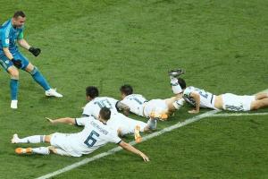 ਵਿਸ਼ਵ ਕੱਪ ਚ ਉਲਟਫੇਰ ਦੌਰ ਜਾਰੀ, ਸਪੇਨ ਨੂੰ ਸ਼ੂਟਆਊਟ ਕਰ ਰੂਸ ਕੁਆਰਟਰਫਾਈਨਲ ਚ