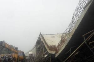 ਨੈਸ਼ਨਲ ਹਾਈਵੇ ‘ਤੇ ਬਣ ਰਹੇ ਫਲਾਈਓਵਰ ਦਾ ਡੇਕ ਸਲੈਬ ਡਿੱਗਿਆ