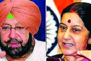 ਕਰਤਾਰਪੁਰ ਲਾਂਘੇ ਨੂੰ ਖੁੱਲ੍ਹਵਾਉਣ ਲਈ ਨਿੱਜੀ ਦਖਲ ਦੇਣ ਵਾਸਤੇ ਸੁਸ਼ਮਾ ਨੂੰ ਪੱਤਰ