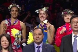 ਸਿੰਧੂ ਖੁੰਝੀ, ਮਾਰਿਨ ਲਗਾਤਾਰ ਤੀਸਰੀ ਵਾਰ ਬਣੀ ਵਿਸ਼ਵ ਚੈਂਪੀਅਨ