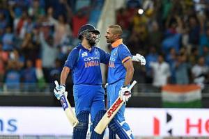 ਪਾਕਿਸਤਾਨ ਵਿਰੁੱਧ ਜਿੱਤ ਨੂੰ ਸਿ਼ਖਰ-ਰੋਹਿਤ ਨੇ ਬਣਾਇਆ ਇਤਿਹਾਸਕ