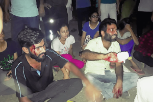 ਪੰਜਾਬੀ ‘ਵਰਸਿਟੀ ਬਣੀ ਜੰਗ ਦਾ ਮੈਦਾਨ, ਧਰਨੇ ‘ਤੇ ਬੈਠੇ ਵਿਦਿਆਰਥੀਆਂ ‘ਤੇ ਹਮਲਾ