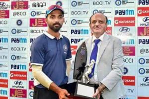 ਦੇਵਧਰ ਟਰਾਫ਼ੀ:ਰਹਾਣੇ-ਕਿਸ਼ਨ ਦੇ ਸੈਂਕੜੇ, ਇੰਡੀਆ ਸੀ ਨੇ ਜਿੱਤਿਆ ਖ਼ਿਤਾਬ