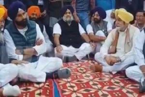 ਧਰਨਾ ਦੇਣ ਗਏ ਅਕਾਲੀ ਕਿਸਾਨਾਂ ਨਾਲ ਹੀ ਭਿੜੇ