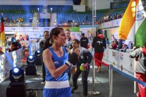 ਮਹਿਲਾ ਵਿਸ਼ਵ  ਮੁੱਕੇਬਾਜ਼ੀ ਚੈਂਪੀਅਨਸਿਪ;ਵਿਸ਼ਵ ਚੈਂਪੀਅਨ ਨੂੰ ਹਰਾ ਮਨੀਸ਼ਾ ਆਖ਼ਰੀ 8’ਚ