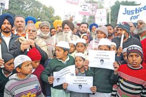 ਸੱਤ ਸਾਲਾ ਮਨਾਨ ਦੇ ਇਨਸਾਫ਼ ਲਈ ਮੋਤੀ ਮਹਿਲਾ ਨੇੜੇ ਕੈਂਡਲ ਮਾਰਚ