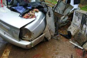 ਭਿਆਨਕ ਸੜਕ ਹਾਦਸੇ ‘ਚ ਚਾਰ ਨੌਜਵਾਨਾਂ ਦੀ ਮੌਤ