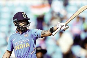 ਅੱਠ ਦੌੜਾਂ ਨਾਲ ਜਿੱਤਿਆ ਭਾਰਤ, ਵਿਰਾਟ ਦਾ 40ਵਾਂ ਸੈਂਕੜਾ