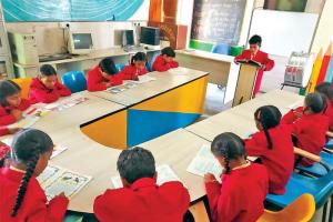 ਕਾਨਵੈਂਟ ਸਕੂਲ ਦਾ ਭੁਲੇਖਾ ਪਾਉਣ ਲੱਗਾ ਸਰਕਾਰੀ ਪ੍ਰਾਇਮਰੀ ਸਕੂਲ ਕੋਠੇ ਇੰਦਰ ਸਿੰਘ 