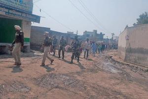 ਪਿੰਡ ਕਲਰਖੇੜਾ ‘ਚ ਘਰ ਦੀ ਛੱਤ ‘ਤੇ ਡਿੱਗੀ ਬੰਬਨੁਮਾ ਚੀਜ਼