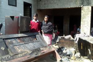 ਮਜ਼ਦੂਰ ਦੇ ਮਕਾਨ ਨੂੰ ਲੱਗੀ ਅੱਗ, ਸਮਾਨ ਸੜ ਕੇ ਸੁਆਹ