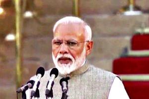 ਮੋਦੀ ਤੇ 57 ਮੰਤਰੀਆਂ ਨੇ ਚੁੱਕੀ ਸਹੁੰ