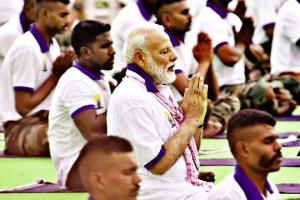 ਯੋਗ ‘ਚ ਰੰਗਿਆ ਗਿਆ ਸੰਸਾਰ