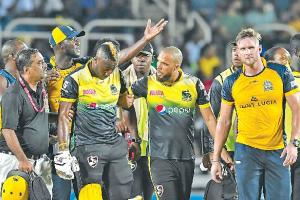 ਰਸੇਲ ਦੇ ਸਿਰ ‘ਤੇ ਮੈਚ ਦੌਰਾਨ ਲੱਗੀ ਗੇਂਦ