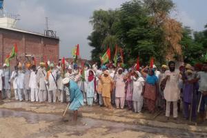 ਲਹਿਰਾ ਬੇਗਾ ਵਿਖੇ ਚੱਲ ਰਹੇ ਪੱਕੇ ਮੋਰਚੇ ਦੌਰਾਨ ਕਿਸਾਨਾਂ ਦੀ ਹੋਈ ਜਿੱਤ