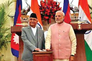 ਮੋਦੀ, ਕੇ. ਪੀ. ਸ਼ਰਮਾ ਓਲੀ ਨੇ ਕੀਤਾ ਮੋਤੀਹਾਰੀ-ਅਮਲੇਖਗੰਜ ਪਾਈਪ ਲਾਈਨ ਦਾ ਉਦਘਾਟਨ