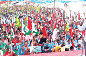 ਪੱਕੇ ਮੋਰਚੇ ਦੇ 23ਵੇਂ ਦਿਨ ਲੋਕ ਆਗੂ ਮਨਜੀਤ ਧਨੇਰ ਦੇ ਹੱਕ ‘ਚ ਨੌਜਵਾਨਾਂ ਦਾ ਆਇਆ ਹੜ੍ਹ