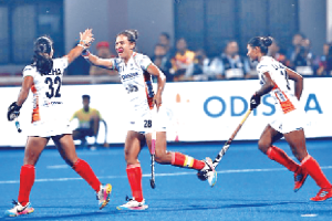 ਮਹਿਲਾ ਹਾਕੀ ਟੀਮ ਨੇ ਅਮਰੀਕਾ ਨੂੰ 5-1 ਨਾਲ ਦਰੜਿਆ