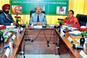 ਪੰਜਾਬ ‘ਚ ਰੇਸ਼ਮ ਕੀਟ ਪਾਲਣ ਨੂੰ ਉਤਸ਼ਾਹਿਤ ਕਰਨ ਲਈ ਰਾਜ ਪੱਧਰੀ ਵਰਕਸ਼ਾਪ ਲਾਈ