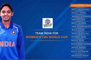 ਮਹਿਲਾ ਟੀ-20 ਵਿਸ਼ਵ ਕੱਪ/ ਭਾਰਤੀ ਟੀਮ ਦਾ ਐਲਾਨ