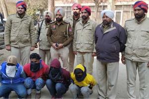 ਪੁਲਿਸ ਵੱਲੋਂ ਲੁਟੇਰਾ ਗਿਰੋਹ ਦੇ ਚਾਰ ਮੈਂਬਰ ਕਾਬੂ ਕਰਨ ਦਾ ਦਾਅਵਾ