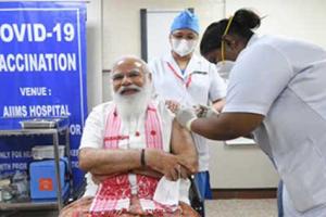 ਮੋਦੀ ਨੇ ਏਮਜ਼ ’ਚ ਲਗਵਾਈ ਕੋਰੋਨਾ ਵੈਕਸੀਨ
