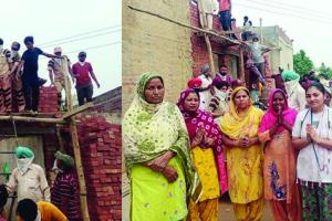 ਮਹਿਲਾਂ ਚੌਂਕ ਦੀ ਸਾਧ-ਸੰਗਤ ਨੇ ਬਣਾਇਆ ਬਿਮਾਰ ਔਰਤ ਦਾ ਮਕਾਨ