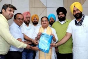 ਨਰਸਿੰਗ ਕਾਲਜਾਂ ਦੇ ਪ੍ਰਬੰਧਕਾਂ ਨੂੰ ਆ ਰਹੀਆਂ ਸਮੱਸਿਆਵਾਂ ਸਬੰਧੀ ਭਾਜਪਾ ਪ੍ਰਧਾਨ ਨਾਲ ਮੀਟਿੰਗ