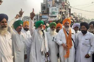 ਭਾਰਤੀ ਕਿਸਾਨ ਯੂਨੀਅਨ ਸਿੱਧੂਪੁਰ ਵੱਲੋਂ ਕੌਮੀ ਮੁੱਖ ਮਾਰਗ ਜਾਮ