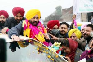 ਚੋਣ ਪ੍ਰਚਾਰ ਦੌਰਾਨ ਕੋਰੋਨਾ ਨਿਯਮਾਂ ਦੀ ਉਲੰਘਣਾ ਕਰਨ ’ਤੇ ਭਗਵੰਤ ਮਾਨ ਨੂੰ ਨੋਟਿਸ