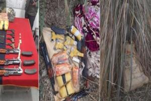 ਬੀਐਸਐਫ ਦੇ ਜਵਾਨਾਂ ਨੇ ਬਰਾਮਦ ਕੀਤਾ ਹਥਿਆਰਾਂ ਦਾ ਜਖੀਰਾ