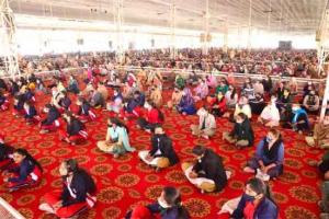 ਸ਼ਾਹ ਸਤਿਨਾਮ ਜੀ ਧਾਮ ’ਚ ਨਾਮ ਚਰਚਾ ਹੋਈ, ਸਾਧ-ਸੰਗਤ ਨੇ ਗਾਇਆ ਗੁਰੂ ਜੱਸ