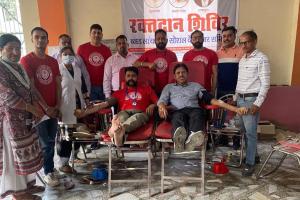 ਬਲੱਡ ਮੈਨ ਦਵਿੰਦਰ ਨੀਟੂ ਨੇ ਹਿਮਚਲ ਪ੍ਰਦੇਸ਼ ਜਾ ਕੇ 98 ਵੀਂ ਵਾਰ ਕੀਤਾ ਖੂਨਦਾਨ