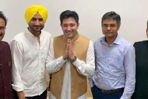 ਆਮ ਆਦਮੀ ਪਾਰਟੀ ਦੇ ਪੰਜੇ ਮੈਂਬਰ ਬਿਨਾ ਵੋਟਿੰਗ ਤੋਂ ਰਾਜ ਸਭਾ ਮੈਂਬਰ ਦੀ ਚੋਣ ਜਿੱਤੇ  