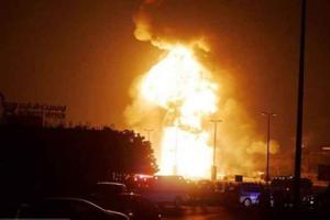 ਇਰਾਕ ਦੇ ਕੁਰਦਿਸਤਾਨ ਵਿੱਚ ਤੇਲ ਸੋਧਕ ਕਾਰਖਾਨੇ ‘ਤੇ ਹਮਲੇ ਤੋਂ ਬਾਅਦ ਲੱਗੀ ਅੱਗ