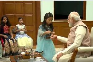 ਪ੍ਰਧਾਨ ਮੰਤਰੀ ਨਰਿੰਦਰ ਮੋਦੀ ਨੇ ਵੱਖਰੇ ਢੰਗ ਨਾਲ ਮਨਾਇਆ ਰੱਖੜੀ ਦਾ ਤਿਉਹਾਰ