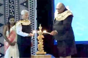 ਫਿਜੀ ਦੇ ਰਾਸ਼ਟਰਪਤੀ ਜੈਸ਼ੰਕਰ ਨੇ ਨਾਡੀ ’ਚ 12ਵੀਂ ਵਿਸ਼ਵ ਹਿੰਦੀ ਸੰਮੇਲਨ ਦਾ ਉਦਘਾਟਨ ਕੀਤਾ