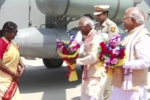 ਰਾਸ਼ਟਰਪਤੀ ਦ੍ਰੋਪਦੀ ਮੁਰਮੂ ਹਿਸਾਰ ਪਹੁੰਚੇ