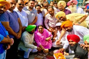 ਵਿਧਾਇਕਾ ਮਾਣੂੰਕੇ ਵੱਲੋਂ ਡਾ. ਅੰਬੇਡਕਰ ਚੌਂਕ ਦੇ ਨਿਰਮਾਣ ਦਾ ਉਦਘਾਟਨ