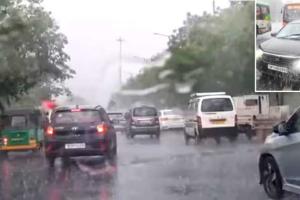 Delhi Weather: ਦਿੱਲੀ ’ਚ ਮੀਂਹ ਪੈਣ ਨਾਲ ਮੌਸਮ ਹੋਇਆ ਸੁਹਾਵਣਾ