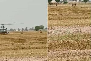 ਹਨੁਮਾਨਗੜ੍ਹ ਤੋਂ ਇਸ ਸਮੇਂ ਦੀ ਵੱਡੀ ਖ਼ਬਰ, ਹੈਲੀਕਾਪਟਰ ਤੋਂ ਉੱਤਰੇ ਫੌਜ ਦੇ ਜਵਾਨ, ਦੇਖੋ ਲਾਈਵ ਵੀਡੀਓ